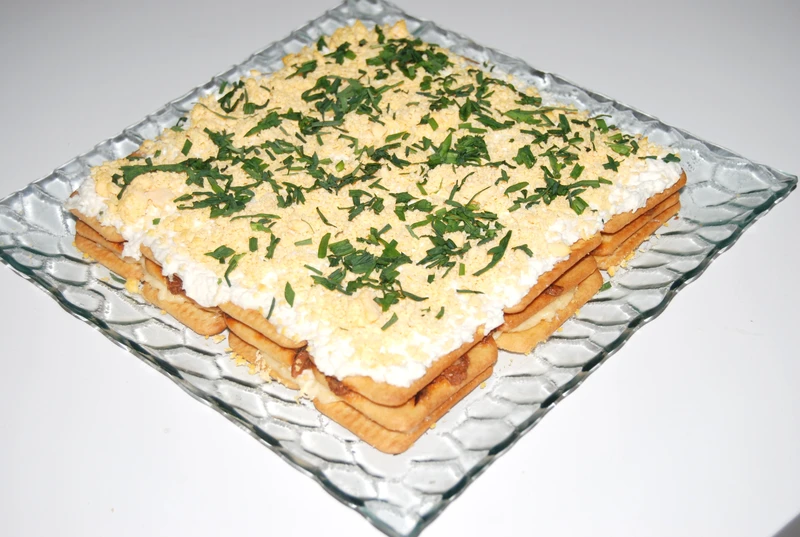Sałatka na krakersach