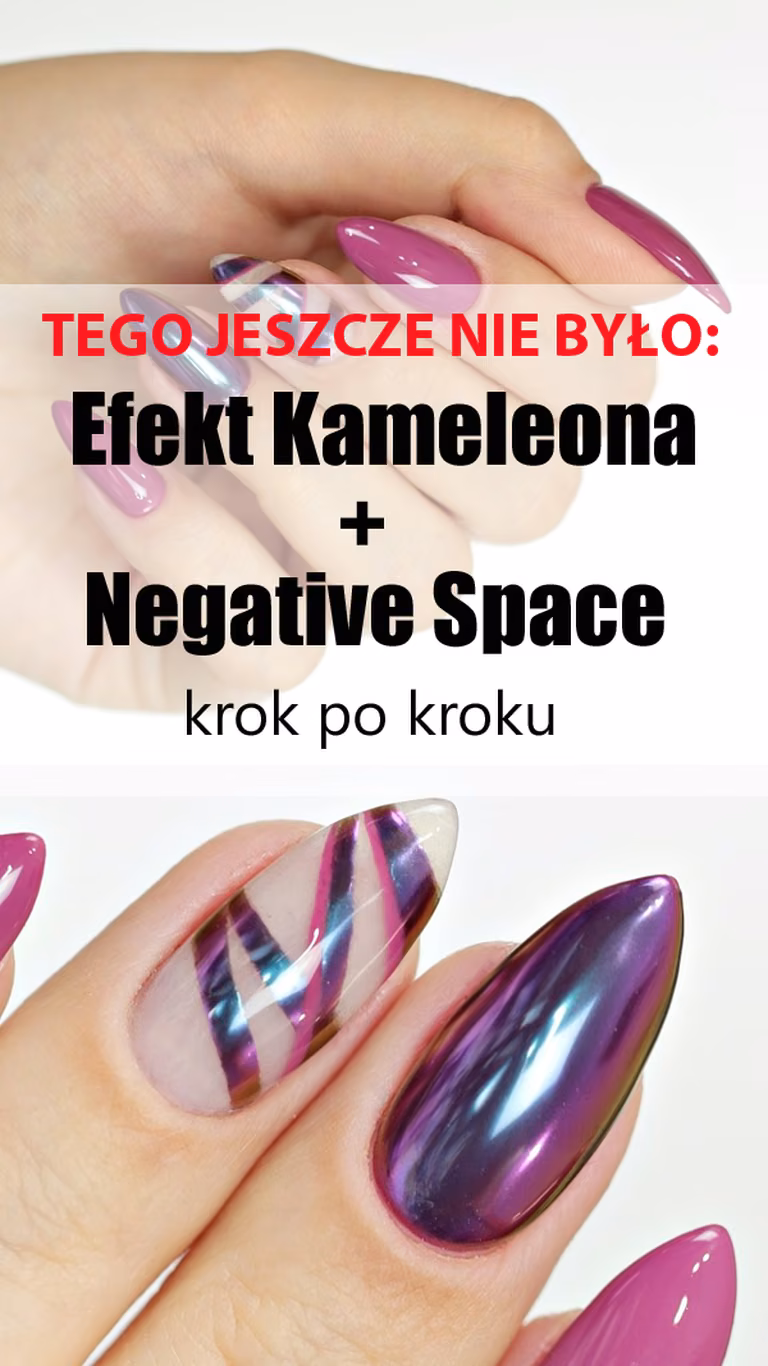TEGO JESZCZE NIE BYŁO: Efekt Kameleona + Negative Space Krok po Kroku