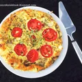 FRITATA rodem z piekła (Pomidor,chili,bekon,cebula,ser)