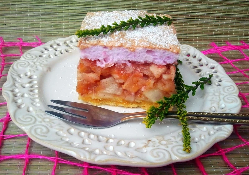 jabłecznik z kisielem Siostry Anastazji