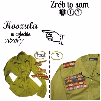 Jak przerobić koszulę?  Recykling ubrań. Boho koszula.