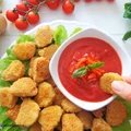 Pieczone nuggets z kurczaka z domowym ketchupem