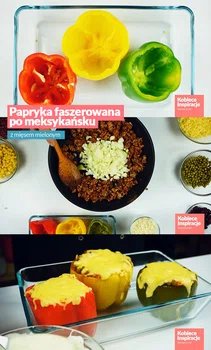 Faszerowana papryka po meksykańsku