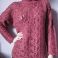 Sweter na drutach