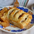 Ciastko francuskie z jabłkiem