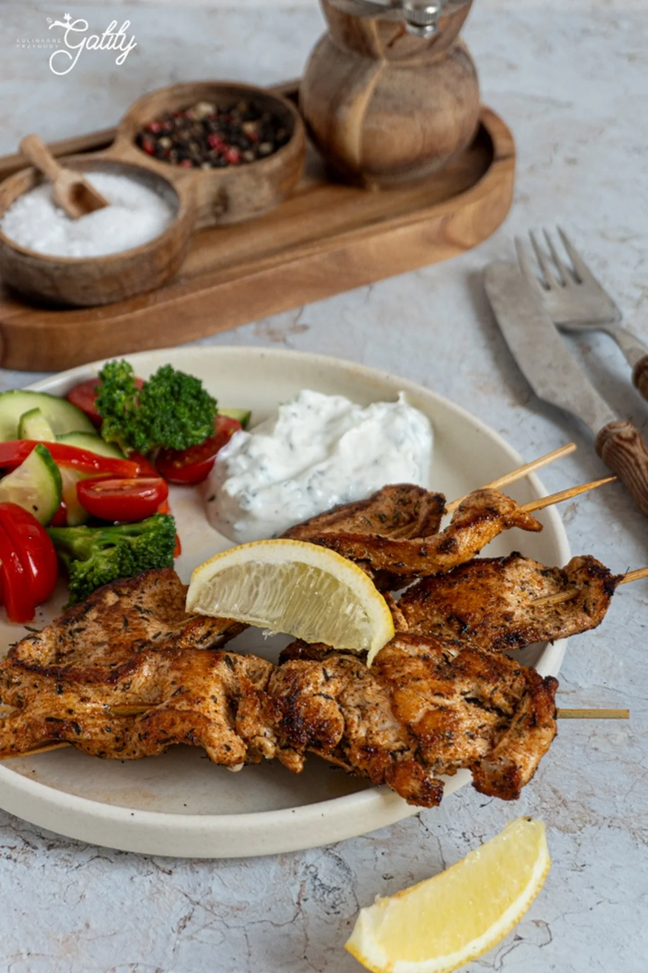 Grillowane szpadki z kurczaka