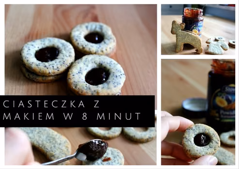 Ciasteczka z makiem w 8 minut