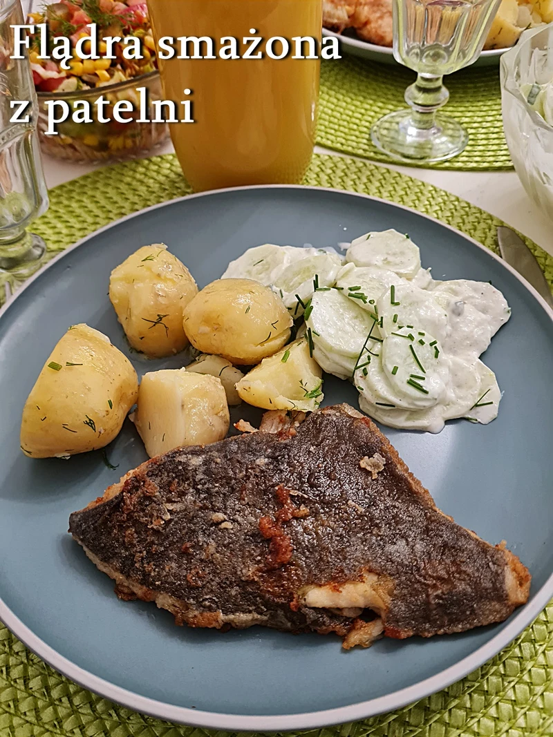 Flądra smażona z patelni - Damsko-męskie spojrzenie na kuchnię