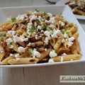 Makaron z pieczarkami i boczkiem