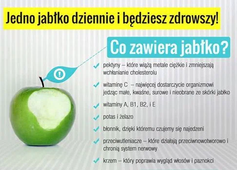 1 jabłko dziennie a będziesz zdrowszy