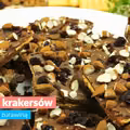 Ciasto z krakersów z orzechami i żurawiną