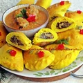 Pieczone pierogi z soczewicą