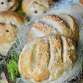 Chlebki do koszyczka wielkanocnego (i zajączki!)
