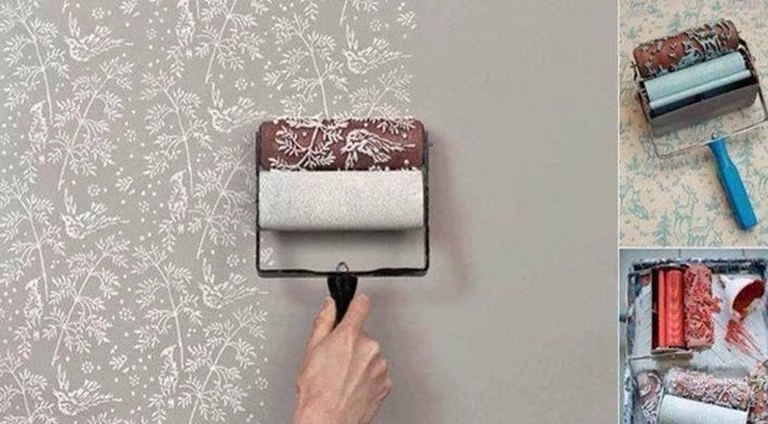 DIY- wyjątkowa ściana, super wałek