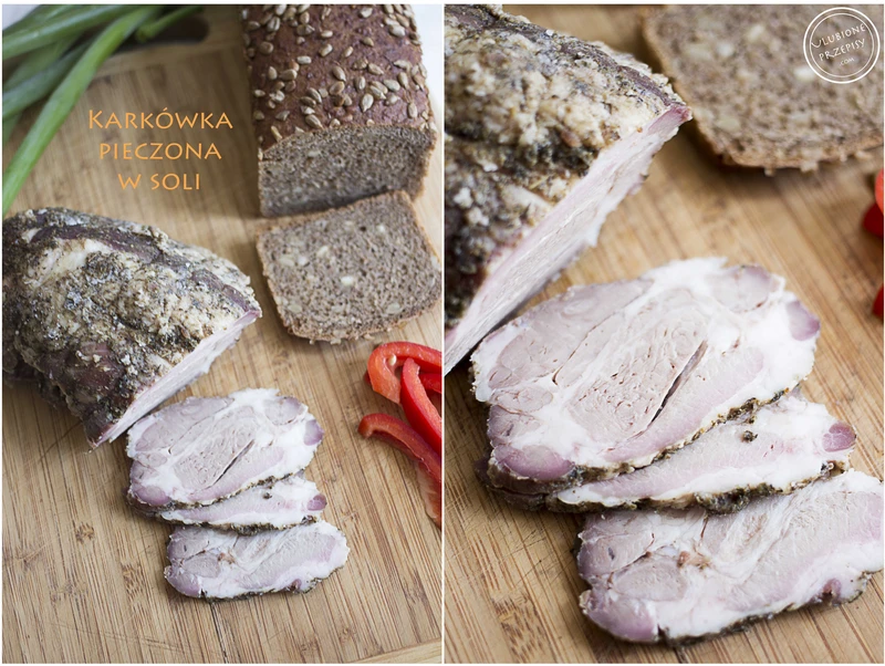 Karkówka pieczona w soli
