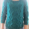 Sweter na drutach