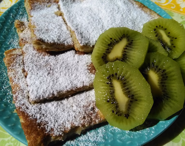 Omlet owsiany z jabłkiem