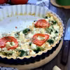 Tarta z brokułem i serem feta