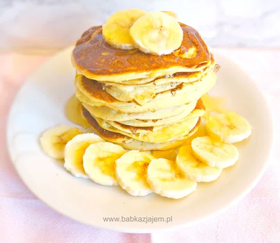 Placuszki z ricottą i banami