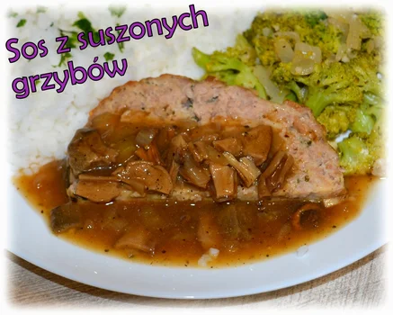 Sos z suszonych grzybów