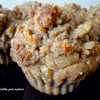 Muffinki bananowe z kruszonką z orzechów włoskich