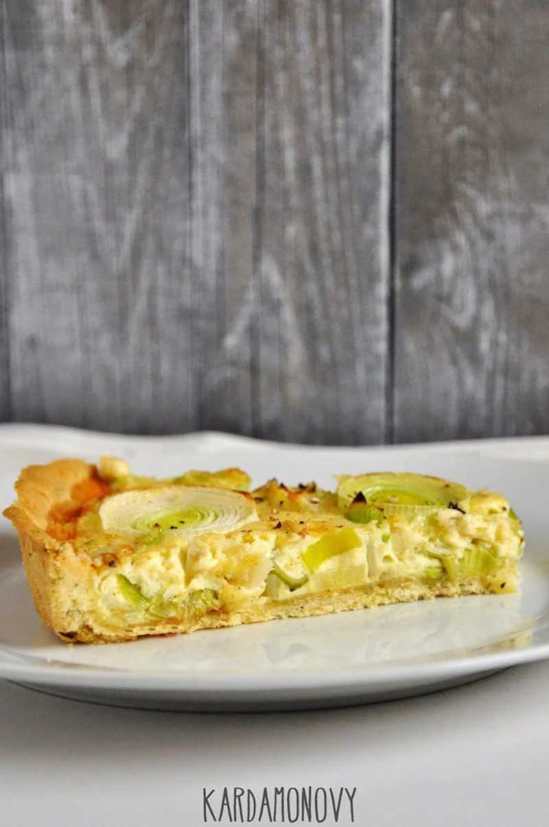 Tarta z porów i ziemniaków