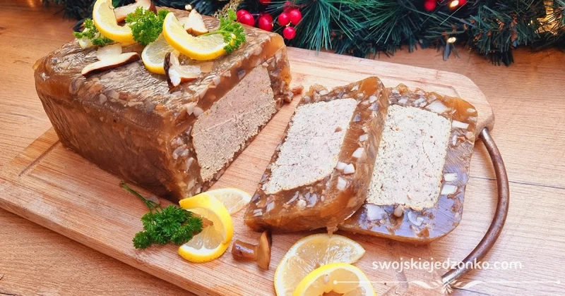 Pasztet w grzybowej galaretce