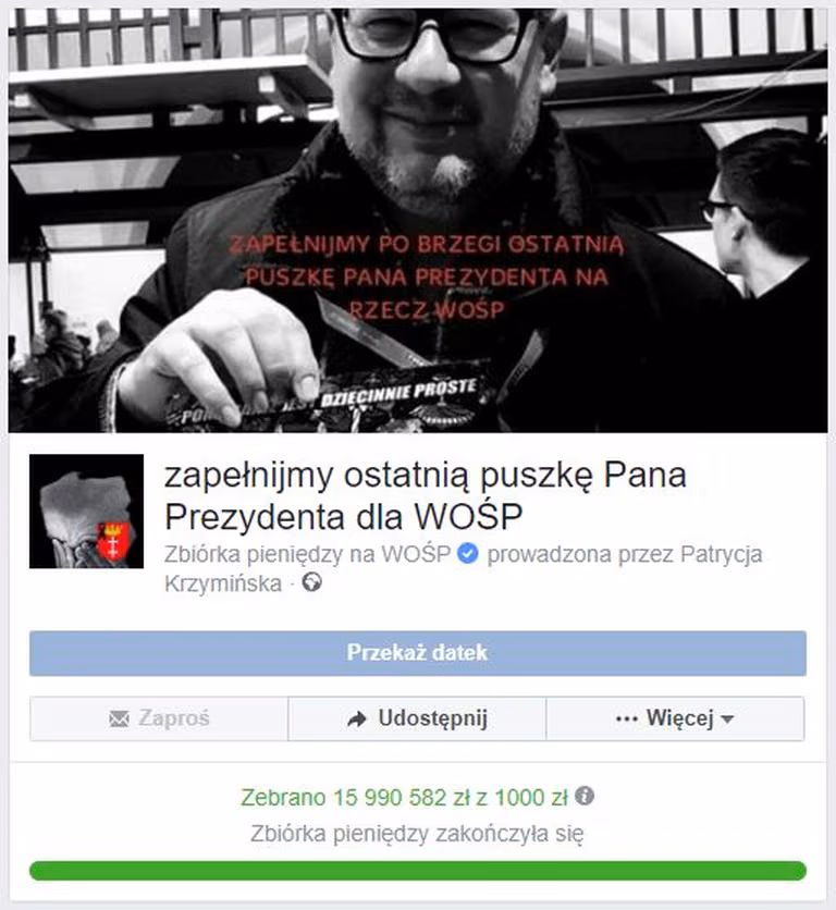 Astronomiczna kwota w puszce Prezydenta Pawła Adamowicza! Nikt się tego nie spodziewał.