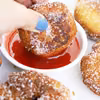 Wegańskie pączki z dziurką