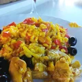 Paella z kurczakiem