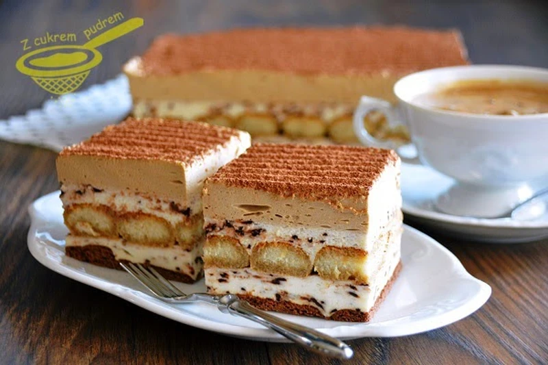 Pianka cappuccino - ciasto bez pieczenia