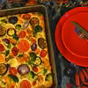Jesienna focaccia z warzywami