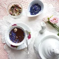 lato herbatą pachnące - herbata bławatkowo-różana