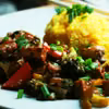 Imbirowe tofu z warzywami