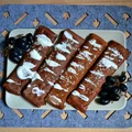 CZEKOLADOWE NALEŚNIKI Z BANANOWYM NADZIENIEM