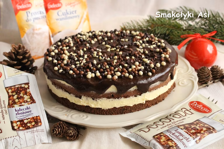 Tort mleczko-czekoladowy