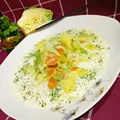 ZUPA Z MŁODEJ KAPUSTY Z ZIEMNIAKAMI I RYŻEM