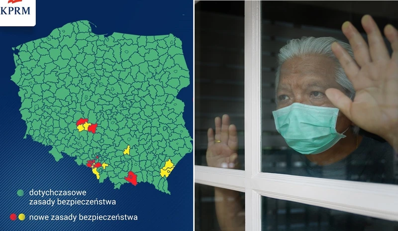 Koronawirus: strefa czerwona, żółta i zielona. Jakie ograniczenia w nich obowiązują?