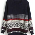 Wzorzysty sweter