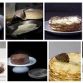 Tort z naleśników w polewie czekoladowej
