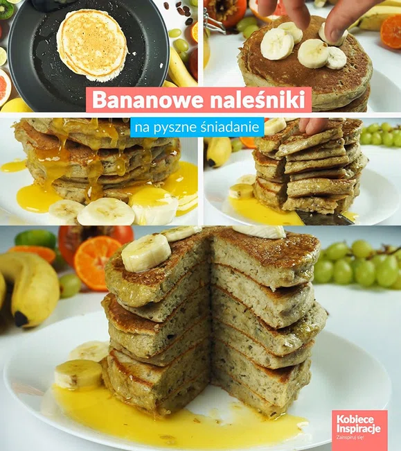 Bananowe naleśniki - Bananowe pancakes