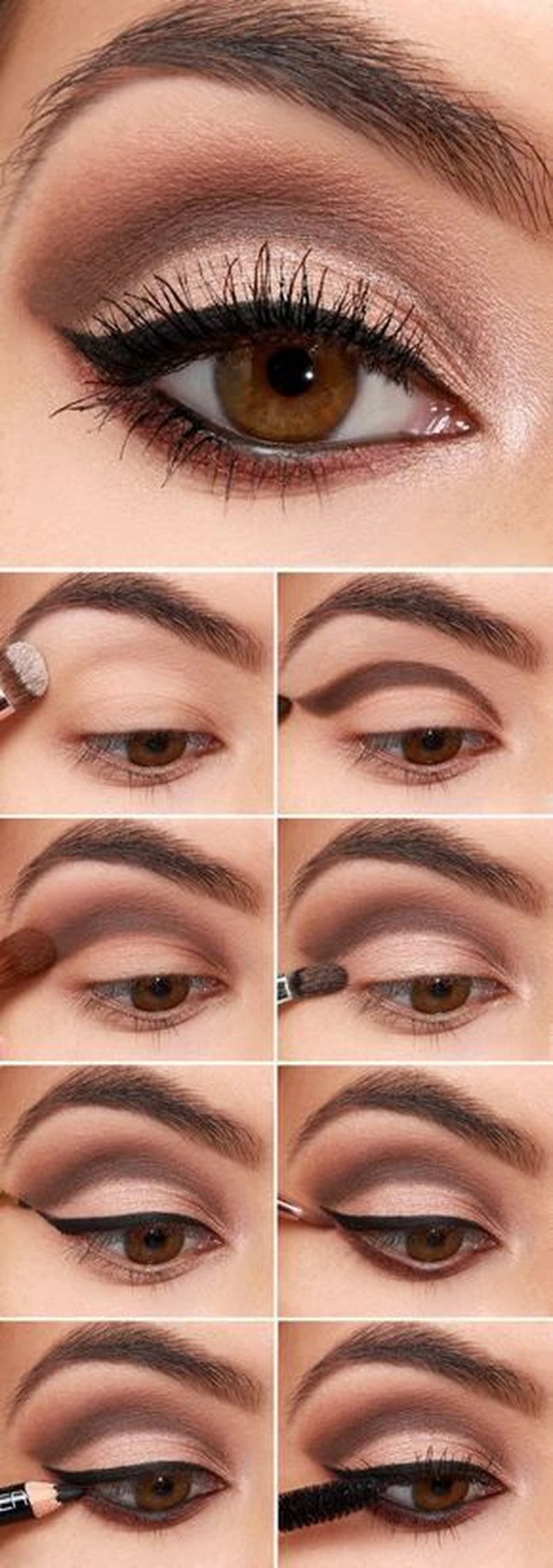 Make up z idealną kreską