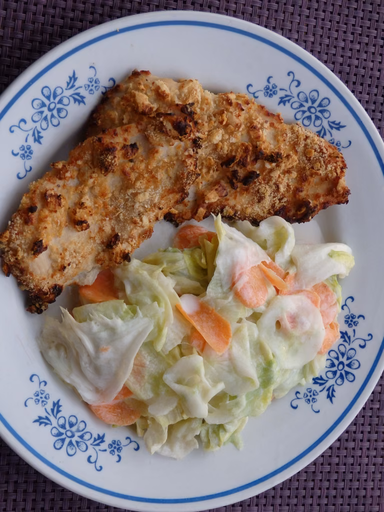 Pierś kurczaka panierowana w krakersach