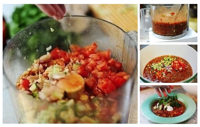 Gazpacho z grzankami