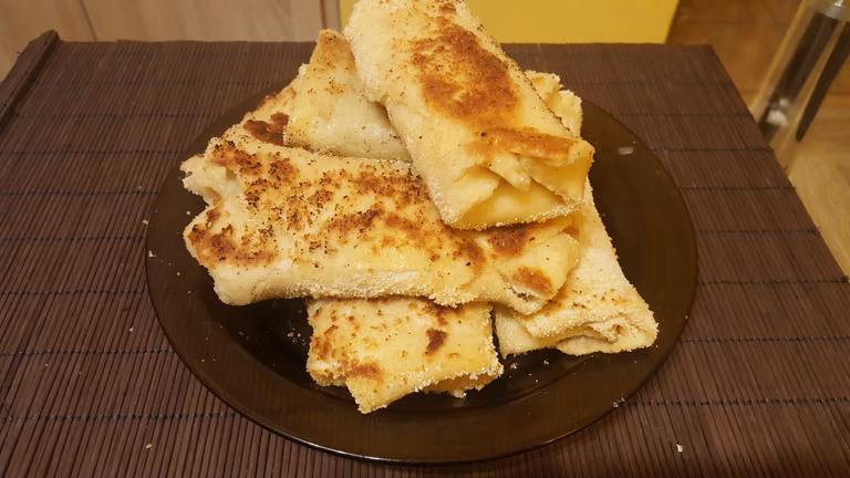 Krokiety z farszem ruskim i pieczarkami