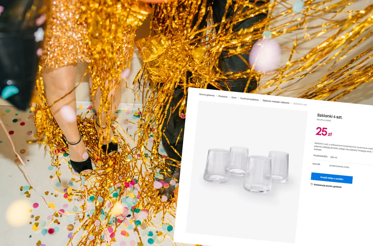 Ten zestaw 4 szklanek z Pepco to HIT na imprezę! Eleganckie, nowoczesne i tylko za 25 zł!