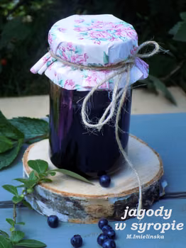 jagody w syropie