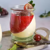 Panna cotta z agrestem