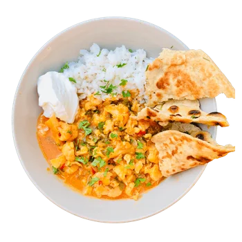 Wegetariańskie curry z kalafiora - Niedzielny kucharz