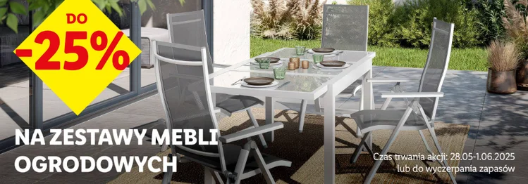 Zdjęcie -25% na meble ogrodowe jeszcze tylko przez 2 dni! Zestawy z Lidla rozchodzą się jak ciepłe bułeczki #1